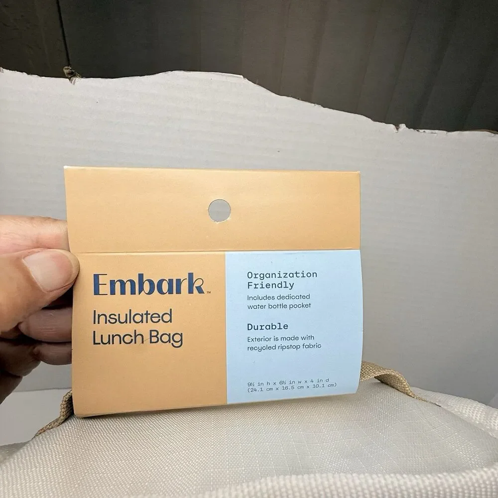 Embark Insulated Lunch Bag In Tan New